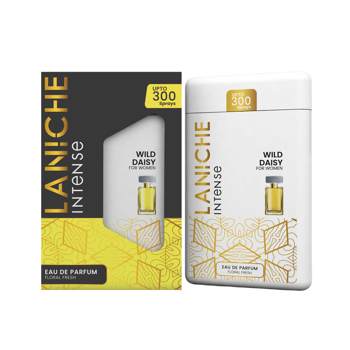 Laniche Parfum Wild Daisy 20ml pocket perfume spray with carton, a floral fresh eau de parfum for women.