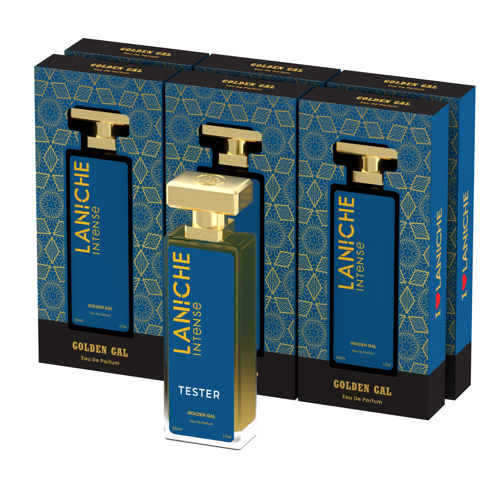 Golden Gal 50ml Trade Box 6 bottles + 1 free tester