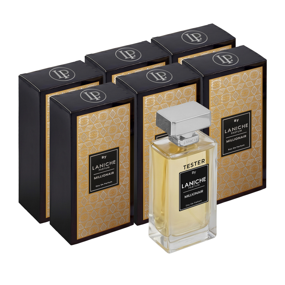 Millionair 100ml Trade Box 6 bottles + 1 free tester