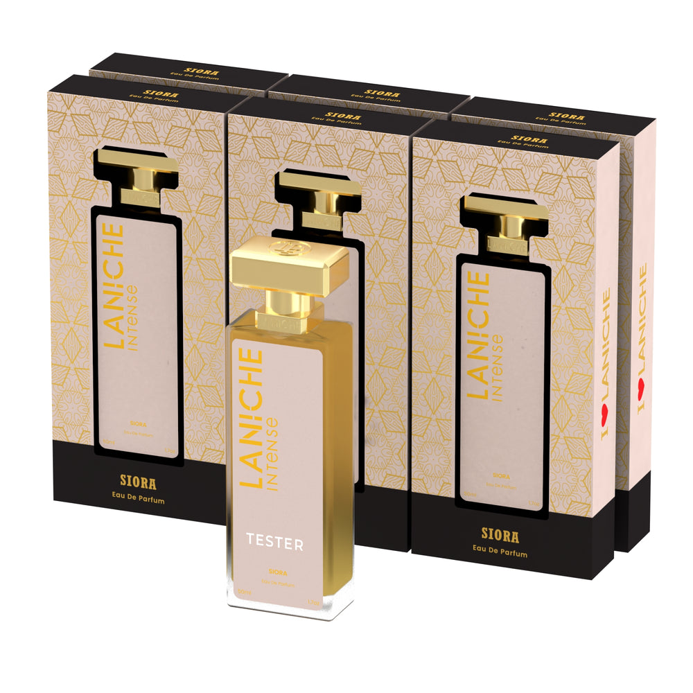 Siora 50ml Trade Box 6 bottles + 1 free tester