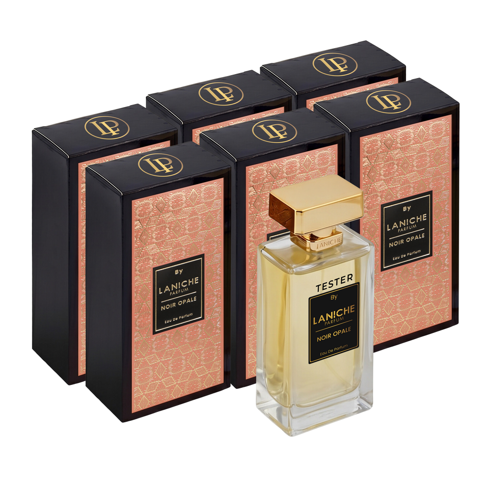 Noir Opale 100ml Trade Box 6 bottles + 1 free tester