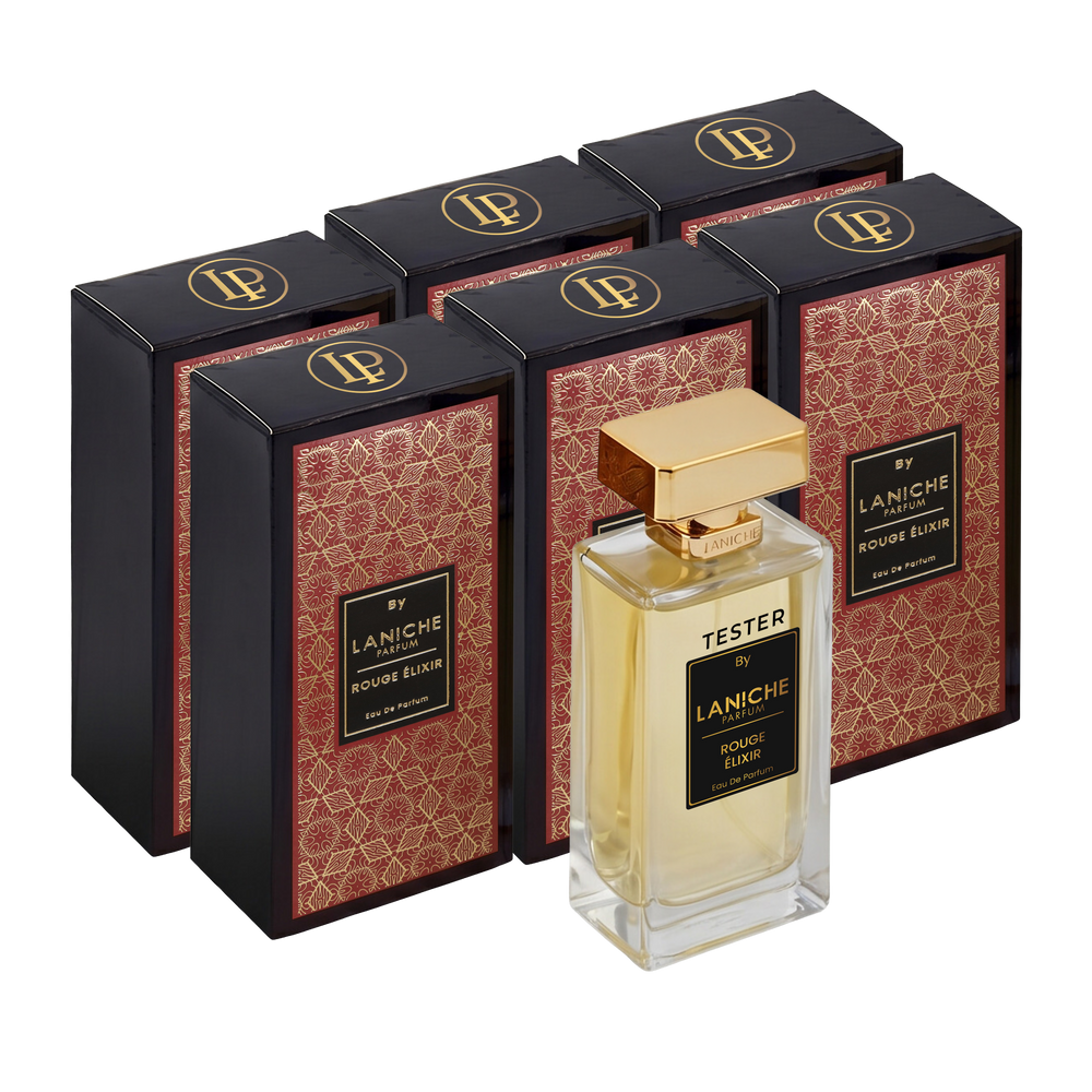 Rouge Elixir 100ml Trade Box 6 bottles + 1 free tester