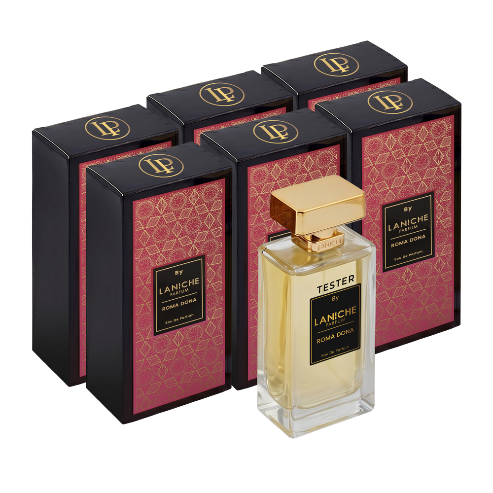 Roma Dona 100ml Trade Box 6 bottles + 1 free tester