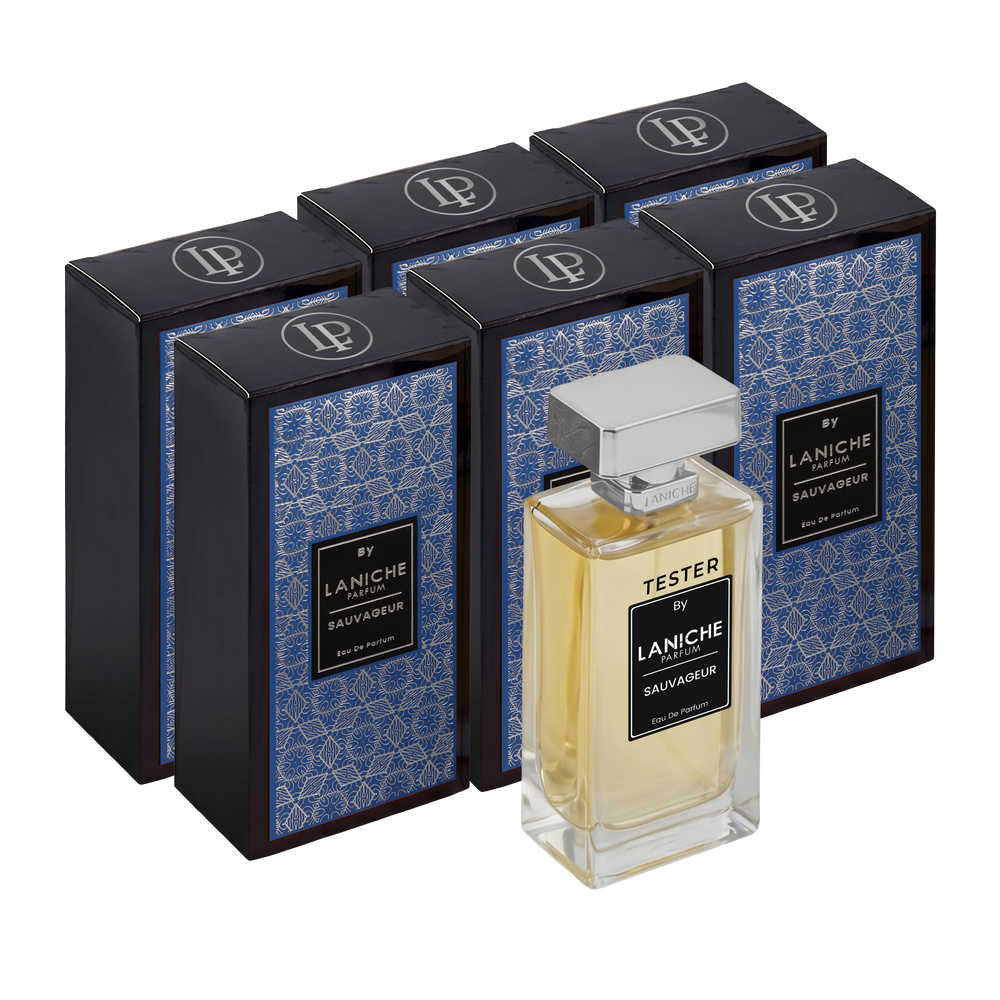 Sauvageur 100ml Trade Box 6 bottles + 1 free tester