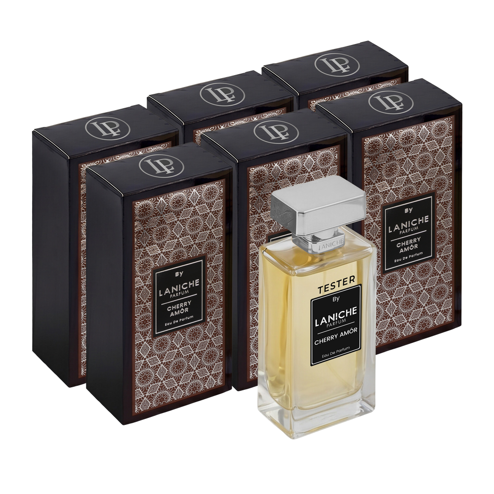 Cherry Amor 100ml Trade Box 6 bottles + 1 free tester