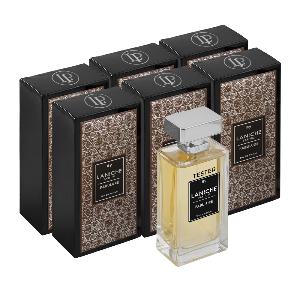 Fabuluxe 100ml Trade Box 6 bottles + 1 free tester