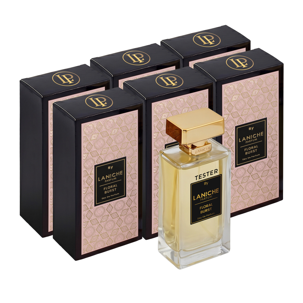 Floral Burst 100ml Trade Box 6 bottles + 1 free tester