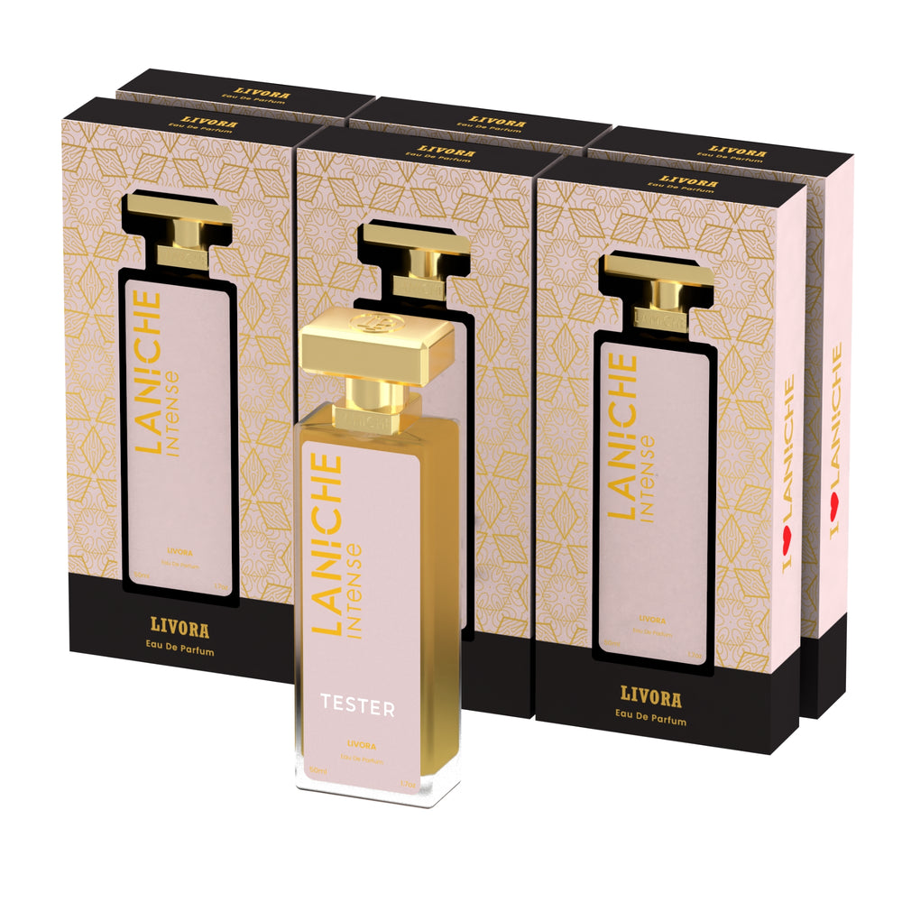 Livora 50ml Trade Box 6 bottles + 1 free tester
