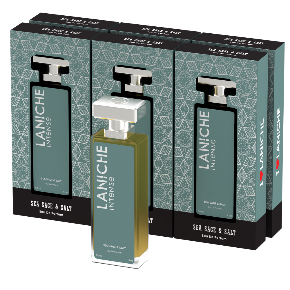 Sea Sage & Salt 50ml Trade Box 6 bottles + 1 free tester