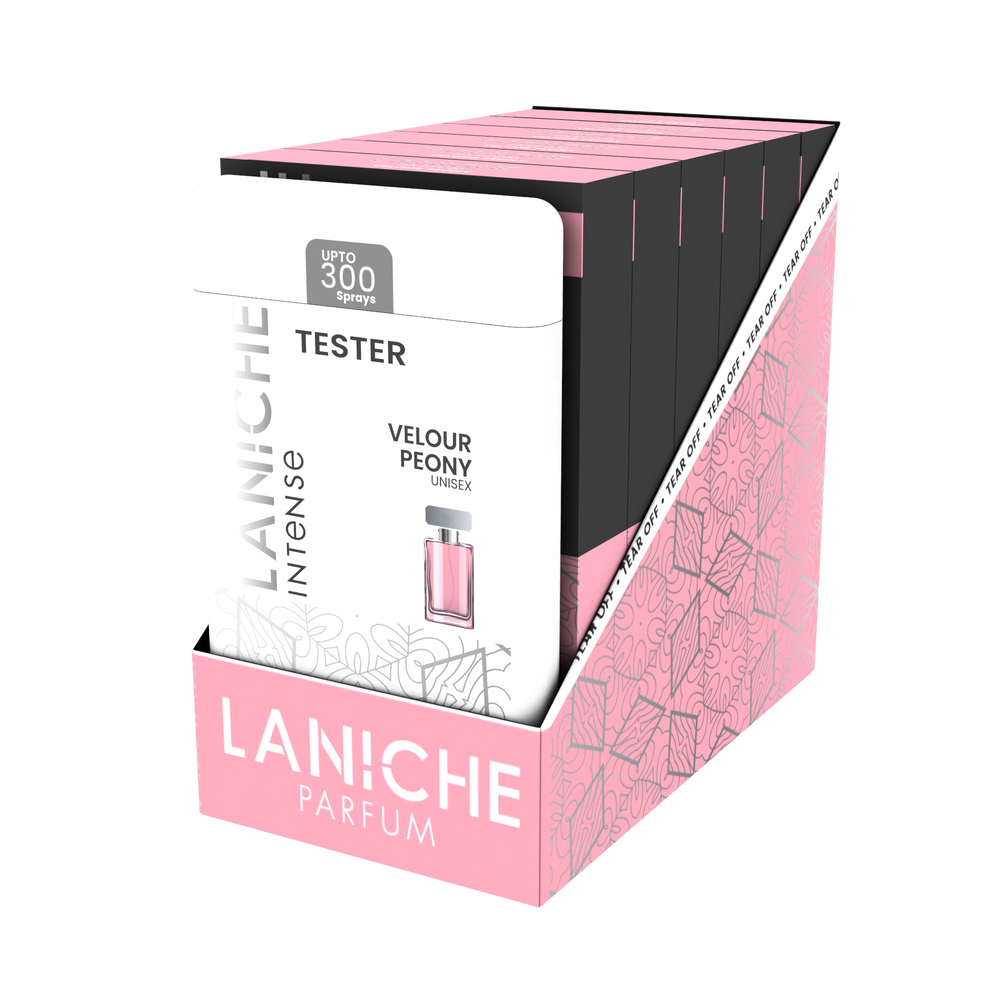 Velour Peony 20ml Trade Box 6 bottles + 1 free tester