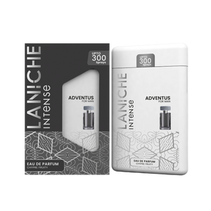 Adventus by Laniche Parfum Intense, a fresh, fruity and woody Eau de Parfum, 20ml travel size bottle with box.