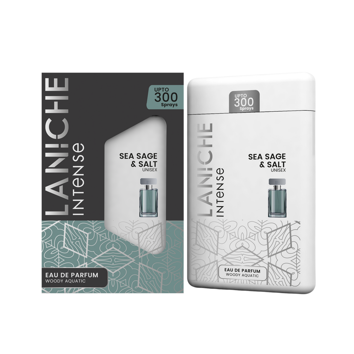 Laniche Parfum Sea Sage & Salt 20ml unisex pocket perfume spray with carton, a woody aquatic eau de parfum.