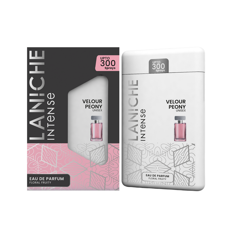 Laniche Parfum Velour Peony 20ml unisex pocket perfume spray with carton, a floral fruity eau de parfum.