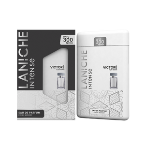 Victoré by Laniche Parfum 20ml pocket Eau de Parfum in its travel case and outer box, labelled up to 300 sprays.